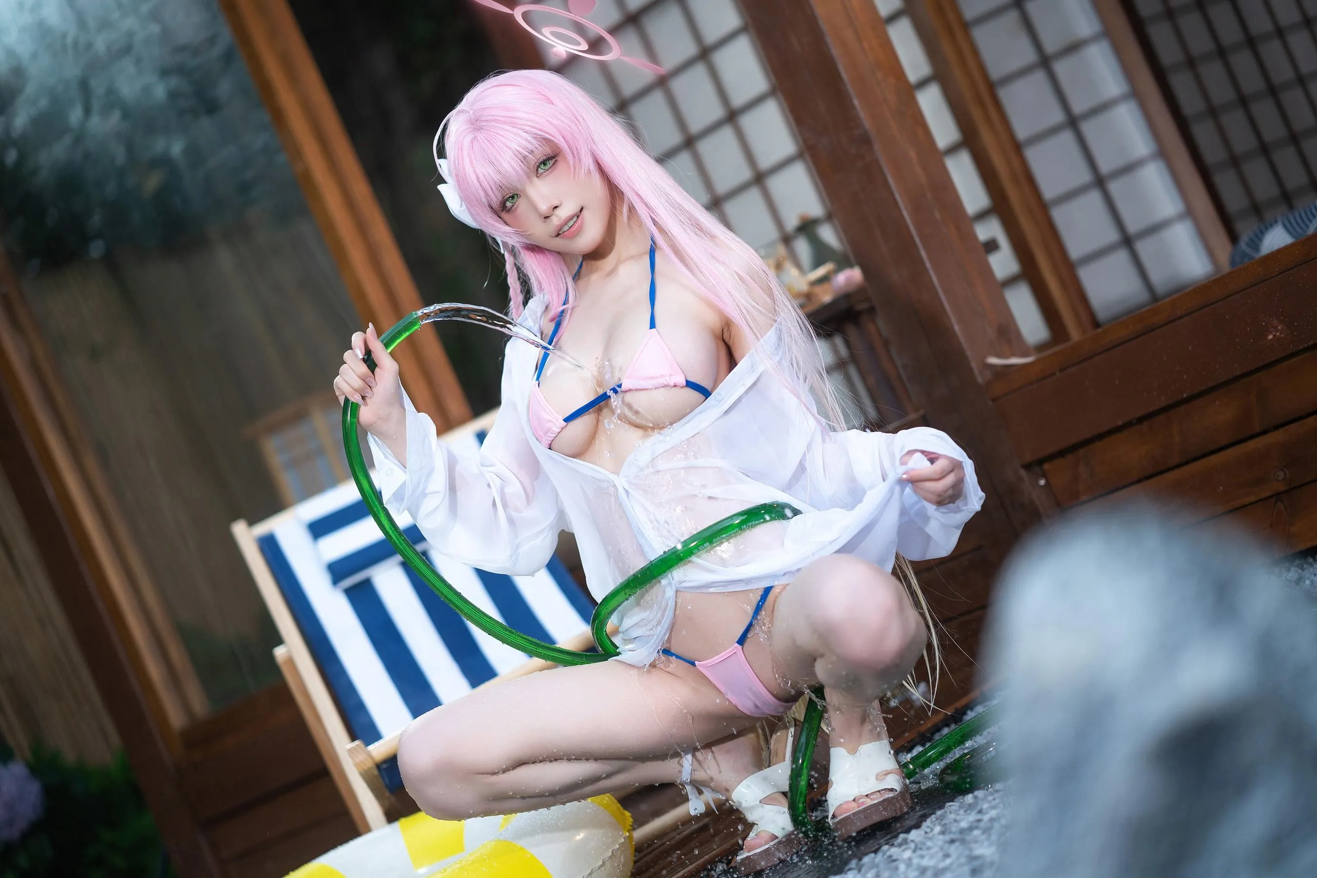 水淼aqua – NO.156 Fantia 2023年10月套图2套-20231025浦和❣️一緒涼？ [40P]插图8